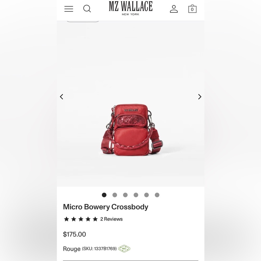 MZ Wallace Micro Bowery Crossbody